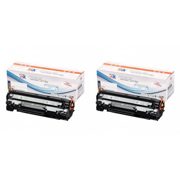 זוג טונרים Brother TN2510XL שחורים תואמים