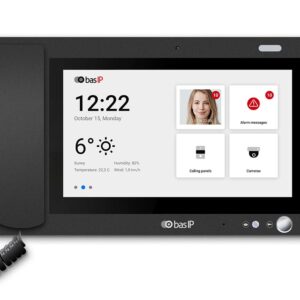 טלפון אינטרקום וידאו IP PoE עם מסך מגע "10 basIP - עמדת שומר