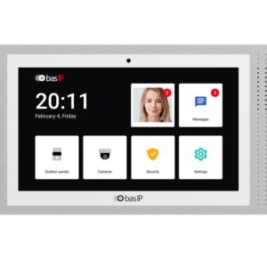 מוניטור פרימיום אנרואיד "7 basIP IP PoE Wi-Fi - לבן