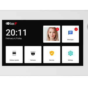מוניטור אנרואיד "7 basIP IP PoE Wi-Fi - לבן