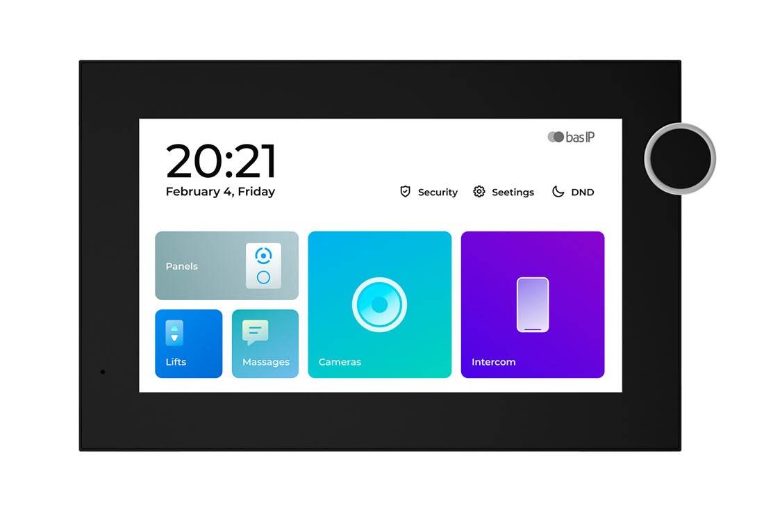 מוניטור לינוקס "7 basIP IP PoE – שחור