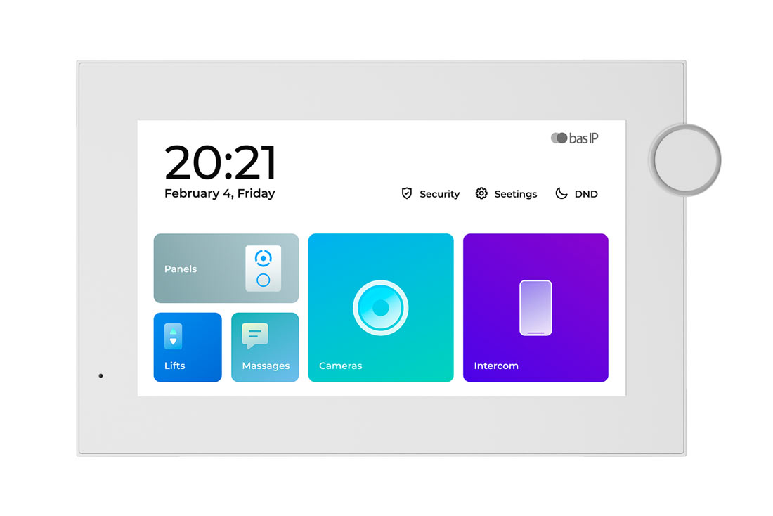מוניטור לינוקס "7 basIP IP PoE – לבן