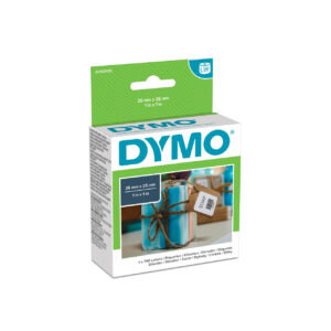 גליל מדבקות LW למדפסות DYMO LabelWriter - נייר דבק ניתן להסרה 25x25 מ"מ
