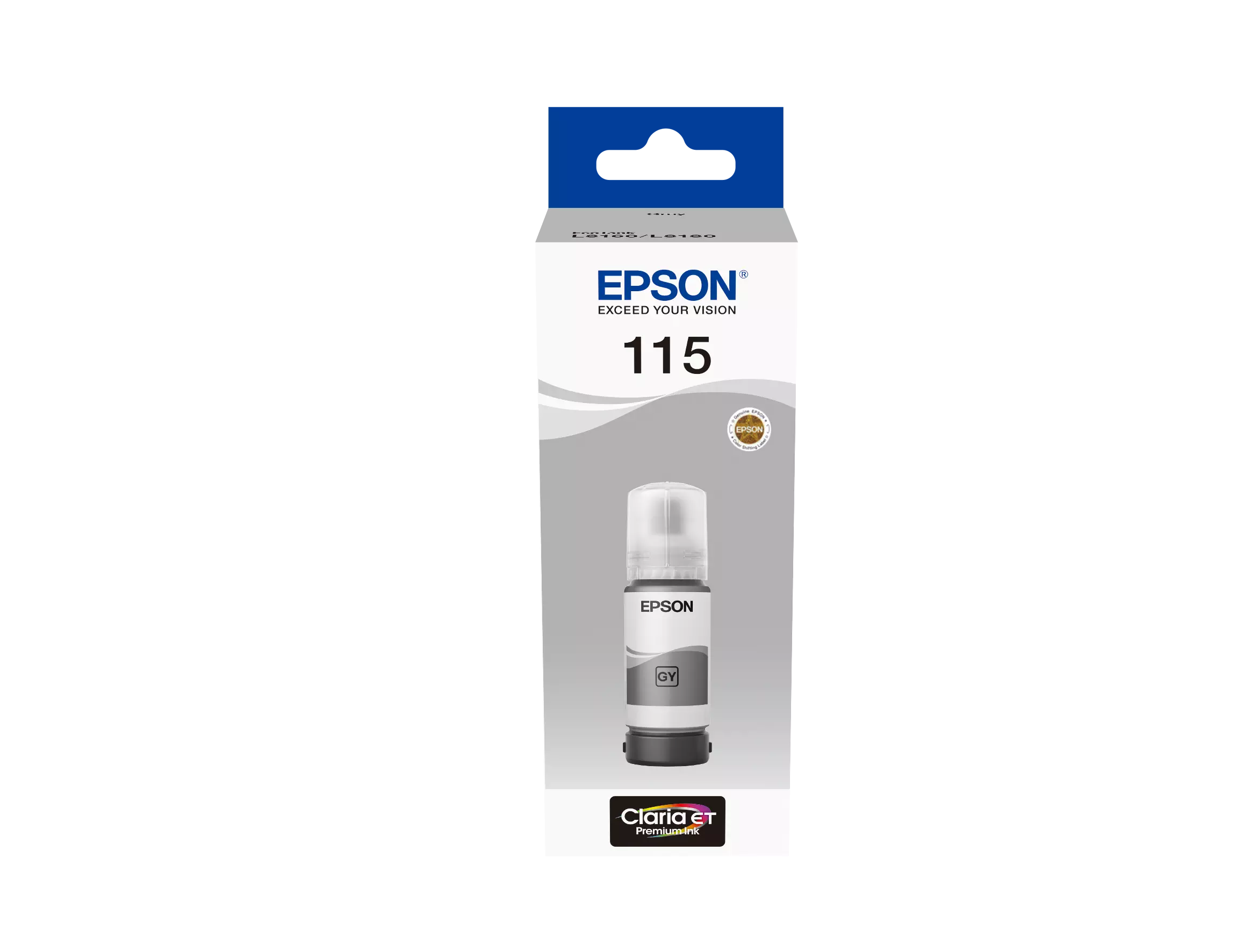 ראש דיו (C13T07D54A) EPSON 115 70ml אפור מקורי