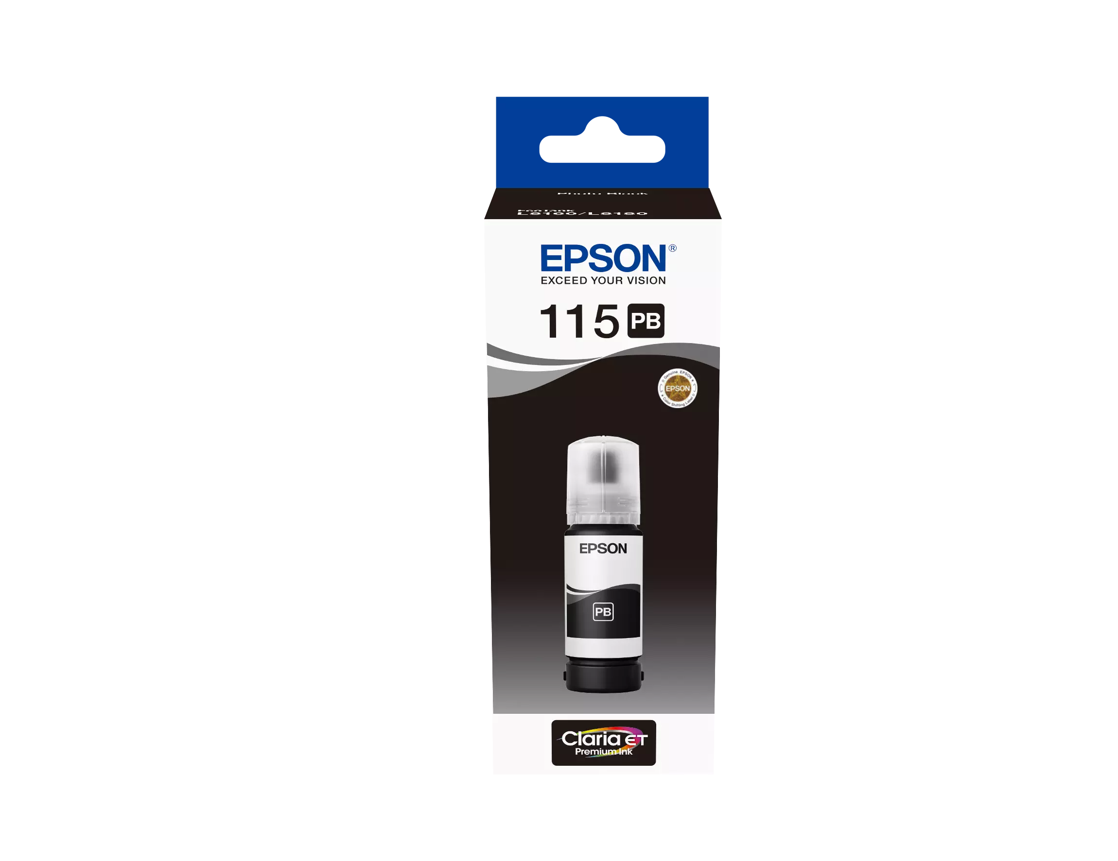 ראש דיו (C13T07D14A) EPSON 115 70ml שחור פוטו מקורי