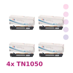 רביעיית טונרים Brother TN1050 שחורים תואמים