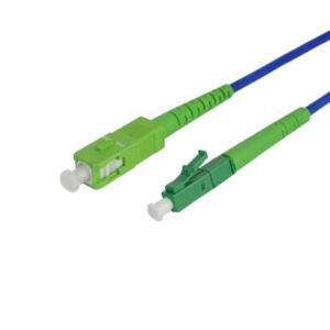 כבל גישור אופטי משוריין SIMPLEX SINGLE MODE LC/APC SC/APC - אורך 1 מטר