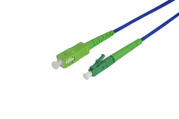 כבל גישור אופטי משוריין SIMPLEX SINGLE MODE LC/APC SC/APC – אורך 1 מטר