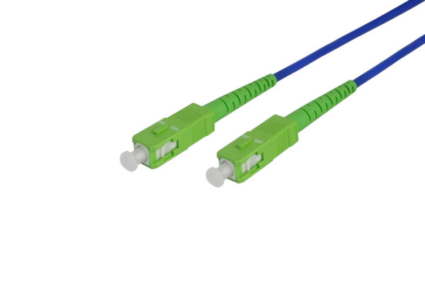 כבל גישור אופטי משוריין SIMPLEX SINGLE MODE SC/APC SC/APC – אורך 3 מטר