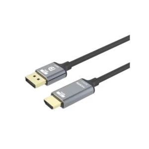 כבל אקטיבי DISPLAYPORT ל-HDMI תומך 4K@144HZ ו-8K@60Hz