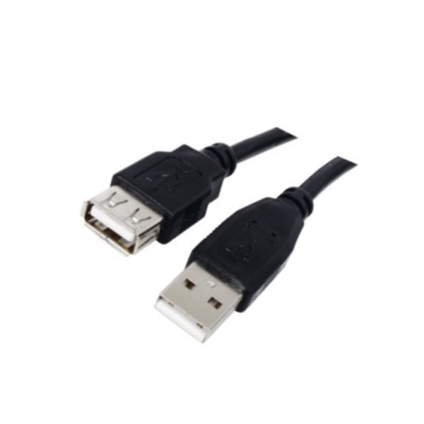 כבל מאריך USB2.0 זכר – נקבה – אורך 5 מטר
