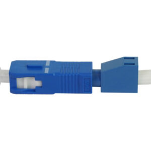 מתאם אופטי LC-SC/UPC SM סימפלקס נקבה-זכר צבע כחול