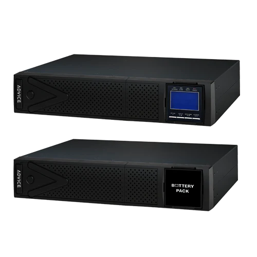 ‏אל פסק מקוון ADVICE AON RM Online Rack Mounted המרה כפולה – הספק 4000VA