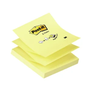12 יחידות מזכריות צהובות צץ-רץ 3M Post-it גודל 76X76 מ"מ