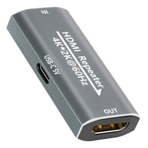 מגבר HDMI 2.0 אקטיבי מטר תומך 4K@60HZ 4:4:4 + HDCP2.2