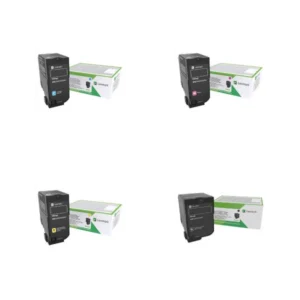 סט טונרים מקוריים Lexmark CS720 / CS725 / CX725