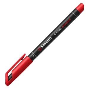 חבילת 10 טושים פרמננט STABILO BOSS OHPen S - אדום