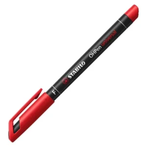 חבילת 10 טושים פרמננט STABILO BOSS OHPen F - אדום