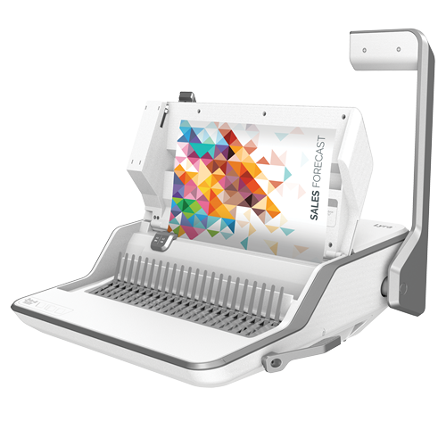 מכונת כריכה ניקוב ושידוך 3 ב-1 בספירל פלסטיק Fellowes Lyra 3