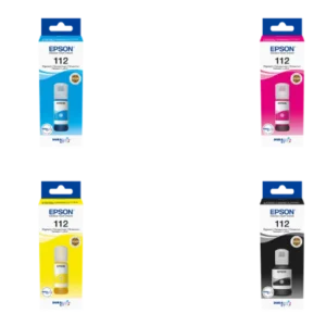 סט ראשי דיו EPSON 112 מקורי